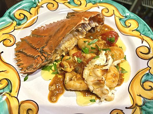 浜松産ウチワエビとジャガイモのニョッキ