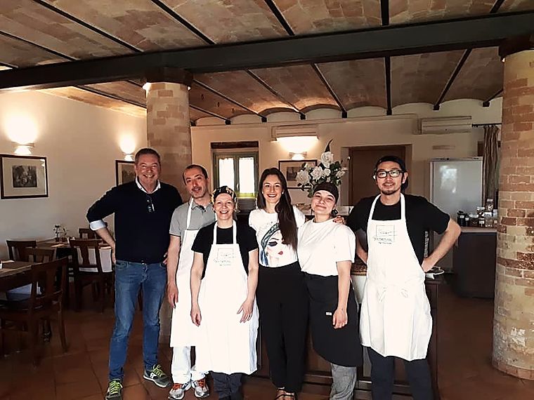 A kitchen from the chef’s training days